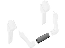 FUHR barre pour garniture anti-panique MD870055STE - 1150mm - F1 - excl. garn.