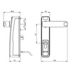 ISEO Trim-Tronic 94091355E - noir - IPX5