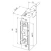 SEWOSY deuropener SE1IP - fail secure - IP68 - 12-24V AC/DC