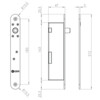 CDVI pengrendel DX200I - 12/24 V DC   signaal