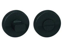 ARTITEC paar WC rozetten ACCENTS O52mm - RVS zwart