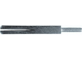 Carre avec tige filetee M6 - 8 x 160mm