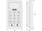 ABUS One - HomeTec Pro CFT3000 - draadloos codeklavier
