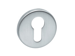 ARTITEC paire de rosaces PC rondes O50mm - inox mat