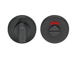 ARTITEC paar WC rozetten - met nokken - O54mm - RVS zwart