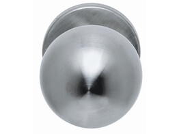 ARTITEC bouton rond fixe sur rosace O50mm - simple - sans ergots - inox mat