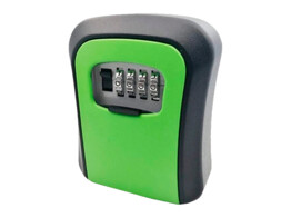 BSS boite a cles TR601 - code a 4 chiffres - montage mural - noir/vert