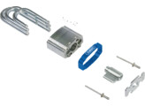 ABUS hangslot lamellen 41 - 40mm - hoge beuel 50mm