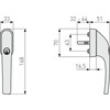 ABUS raamkruk FG300 - afsluitbaar